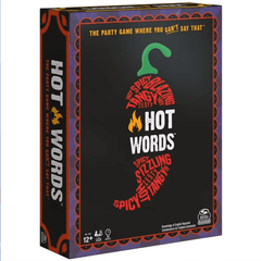 Hot Words, Word Guessing Party Game, Board Game for Ages 12 & up, by Spin Master