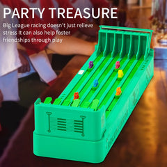 Hot Sale! Electric Horse Racing Game, Horse Racing Table Game Table Football Games, with 6 Horses Game Chessboard Finish Line Race Game Board, Gifts for Kids