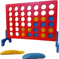 Bolaball 4 in a Row Outdoor Game – 1.8 Ft Yard Game for Adults & Family, Life-Size Lawn Game, Extra Large Outdoor Game, Backyard Oversized Game for Kids & Adults